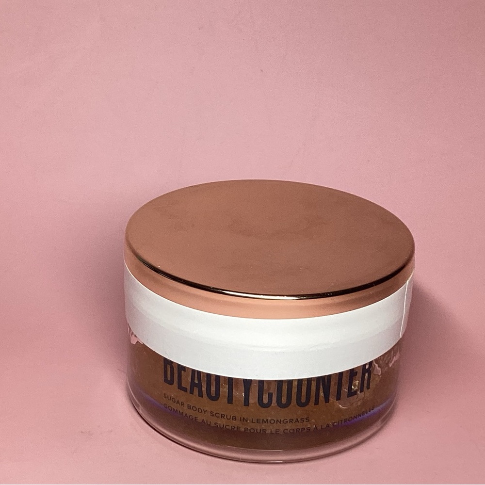 Beautycounter Lemongrass Sugar Body Scrub 90mL